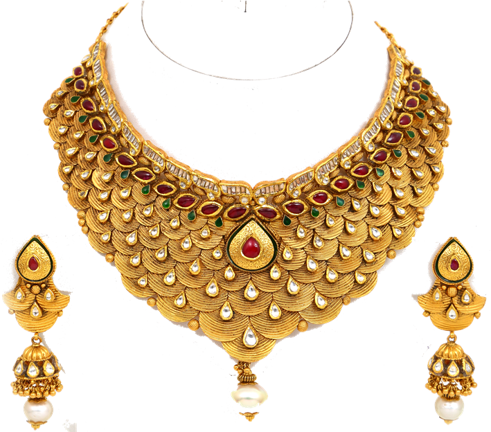 Gold Necklace Png