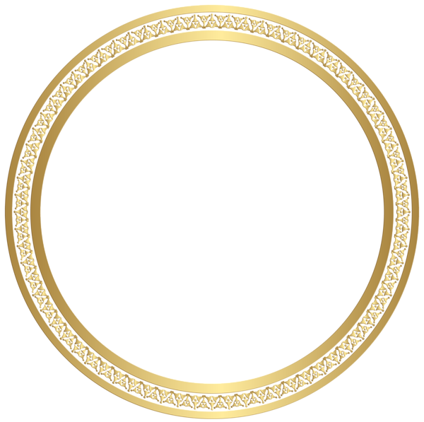 Golden Round Frame PNG Images | PNG All