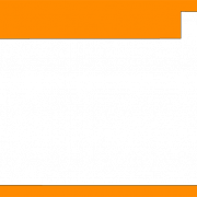 Imagen libre de PNG de marco de naranja