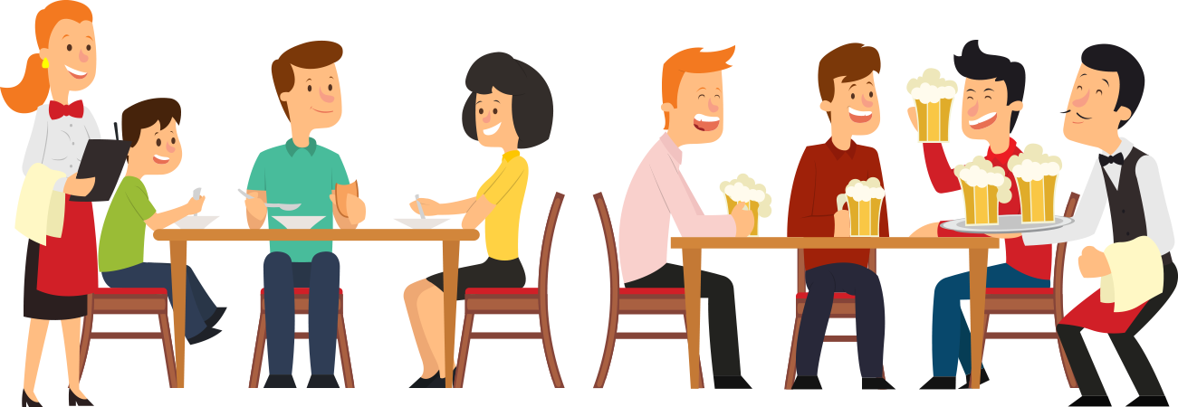 Restaurant Clipart Png People