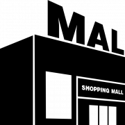 Silhouette Shopping Mall Png HD Imahe