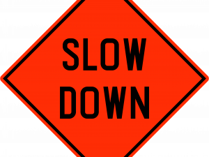 Slow Sign PNG File