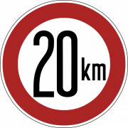 Speed ​​Limit Sign Png