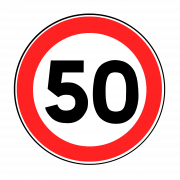 Speed ​​Limit Sign Png Immagine