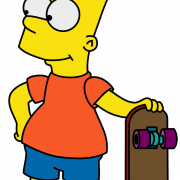 Le personnage des Simpsons png clipart