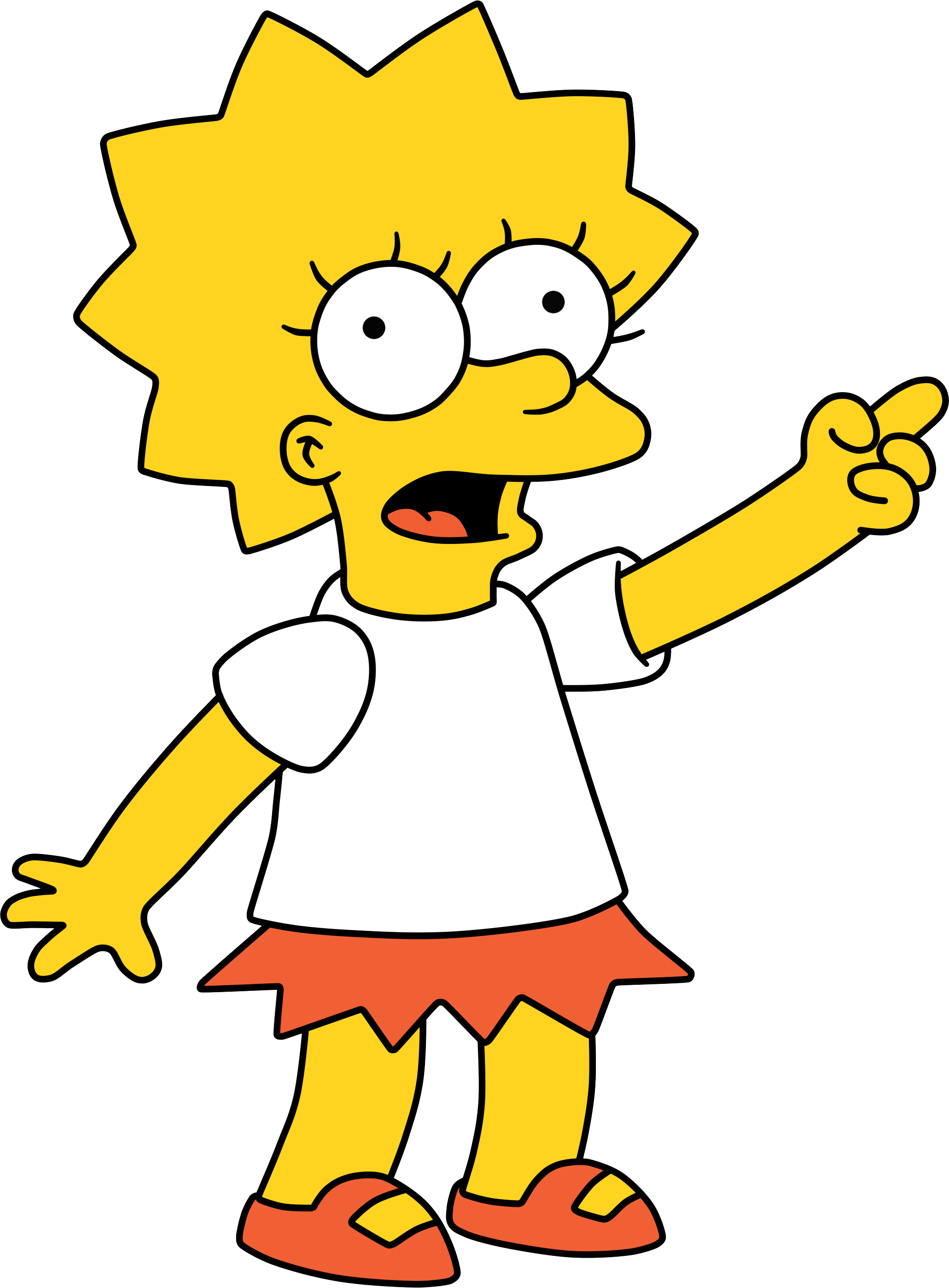 Женский персонаж Simpsons Png