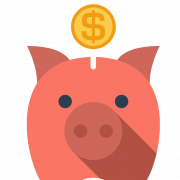 เวกเตอร์ Piggy Bank PNG รูปภาพ