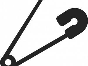 Vector Safety Pin PNG Free Image