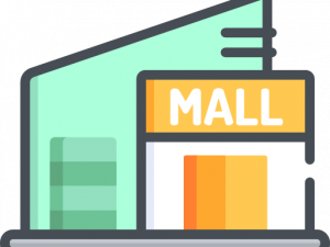 Vector Shopping Mall PNG Picture