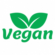 Logo végétalien PNG