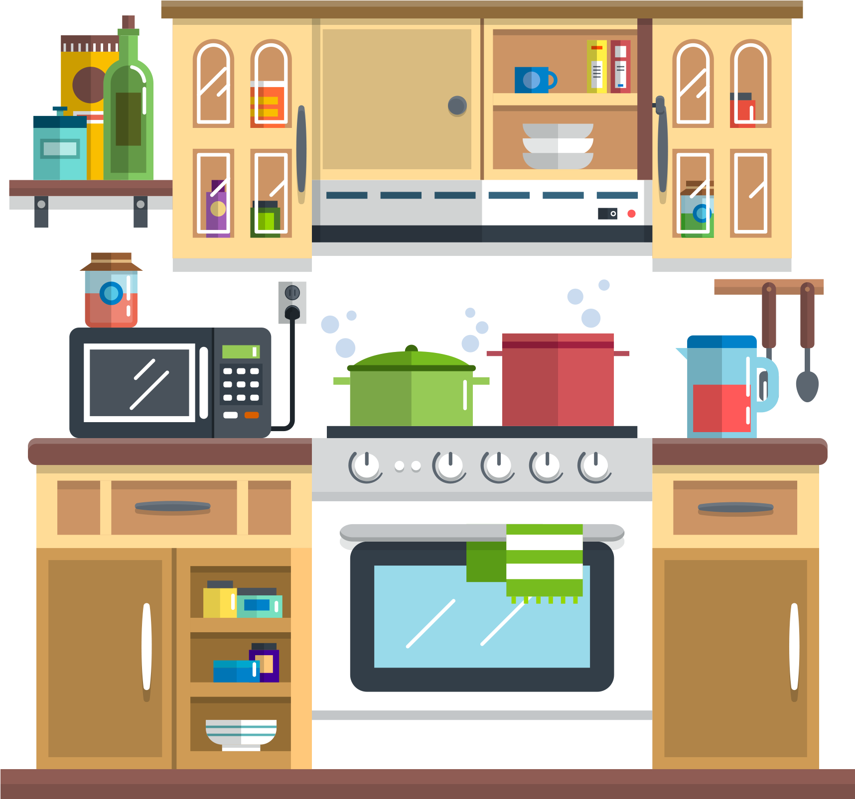 Wood Kitchen PNG 