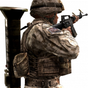 Call of Duty Modern Warfare Soldier PNG HD Imahe