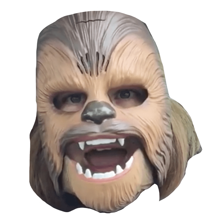 Chewbacca Face PNG صورة