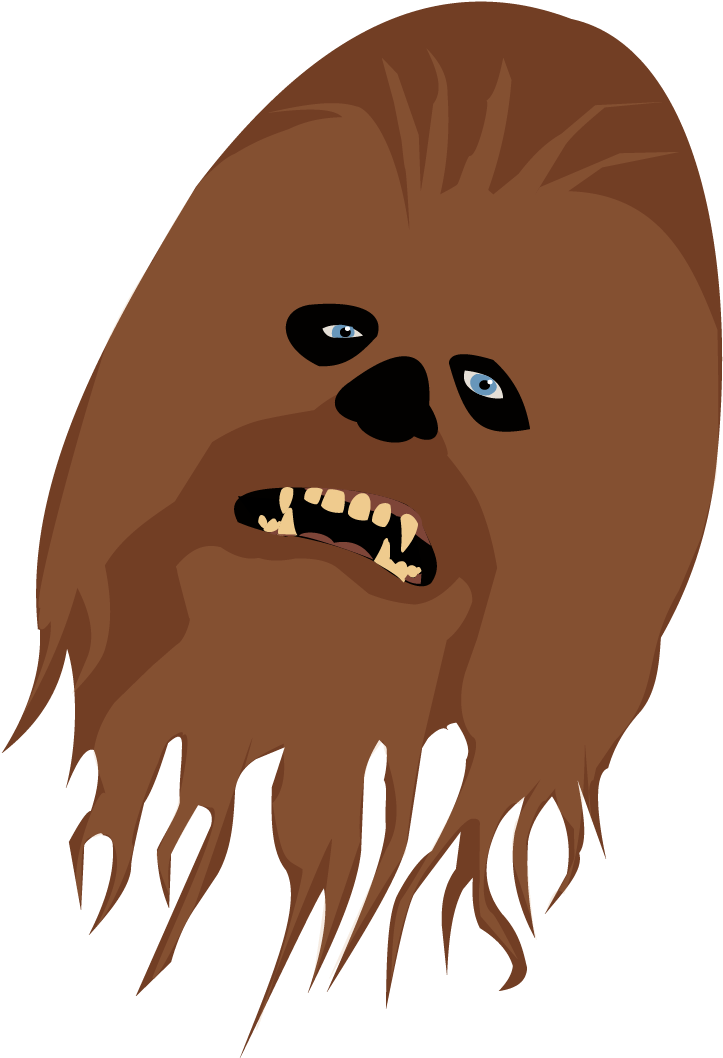 Chewbacca الوجه PNG