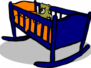 Cradle Bed Vector PNG Image