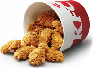 Fried Chicken Bucket PNG Image