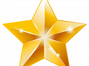 Golden Star PNG Free Download