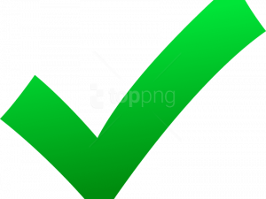 Green Tick PNG Clipart