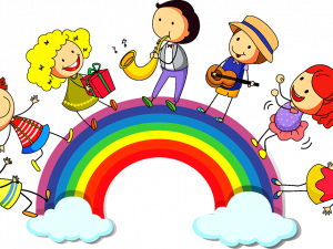 Kids Rainbow No Background