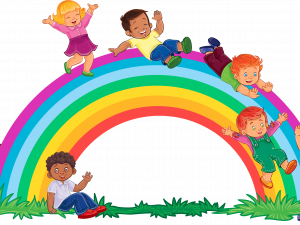 Kids Rainbow Vector No Background