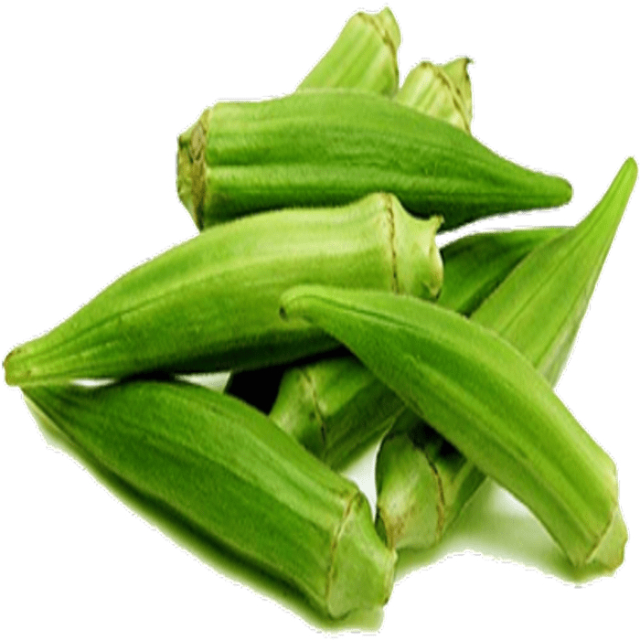 Lady Finger Okra PNG Cutout - PNG All | PNG All