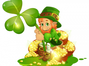 St. Patricks Pot of Gold PNG