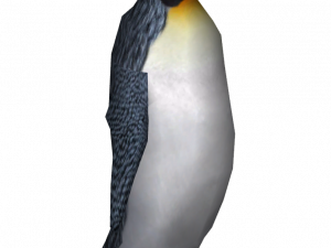 Standing King Penguin PNG Free Image