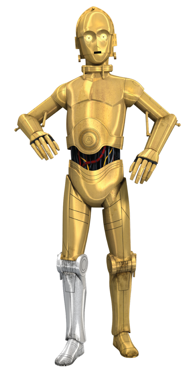 Star Wars C 3PO File png vektor