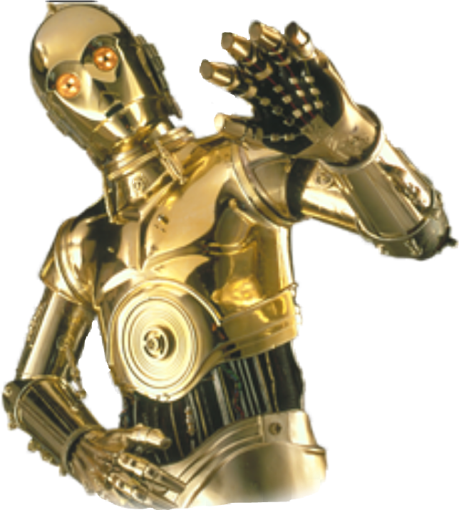 Star Wars C 3PO Vector PNG HD Image