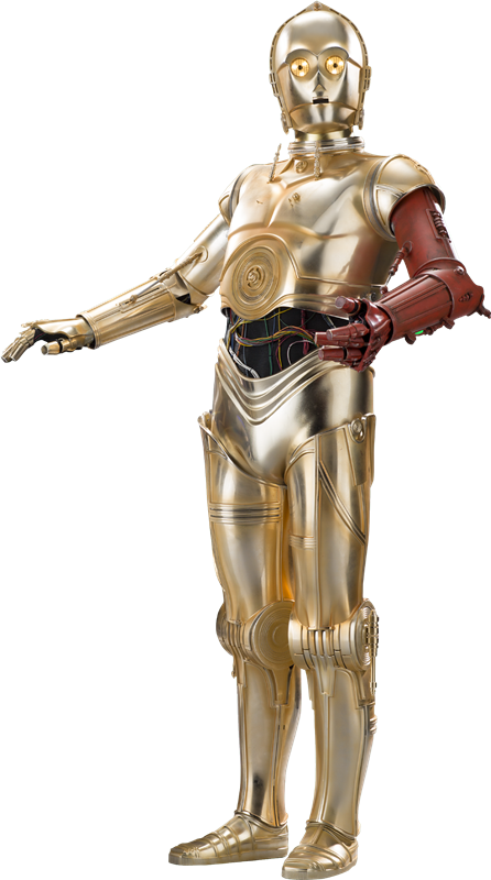 Star Wars C 3PO Vector PNG Gambar