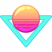 Fundo do Synthwave png