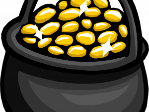 Vector Pot of Gold PNG Free Download