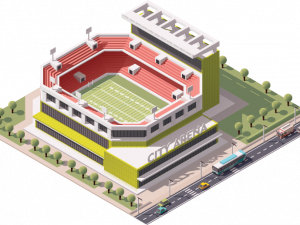 Vector Stadium PNG Free Image