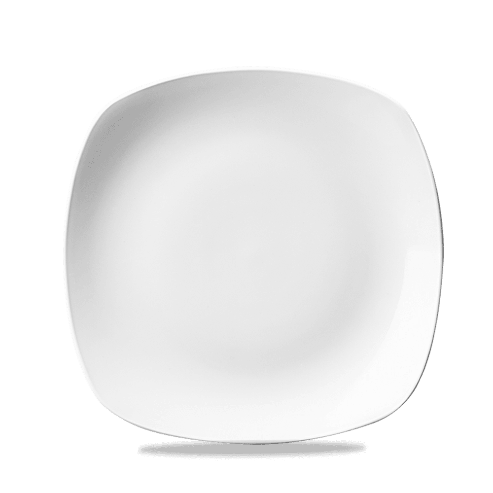 Weiße Platte transparent
