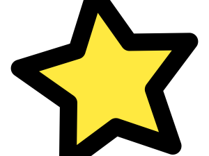 Yellow Star PNG Image